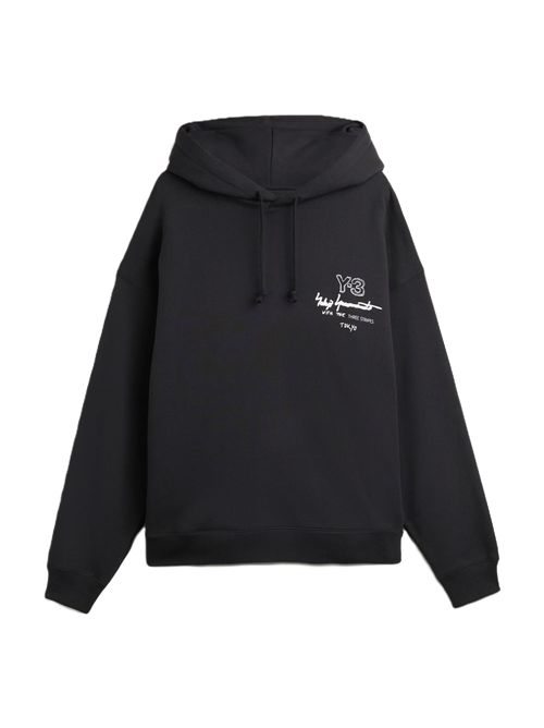 Adidas Y-3 Graphic FT Felpa Hoodie Adidas Y3 | KB2604BLACK